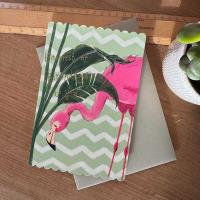 Karnet Urodziny Flaming. Wydawca: Alex Clark. SmakLiter.pl Opakowanie Karnet Urodziny Flaming