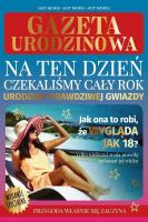 Opakowanie Karnet Urodziny gazeta