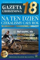 Opakowanie Karnet Urodziny gazeta Osiemnastka