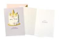 Opakowanie Karnet Urodziny jednorożec