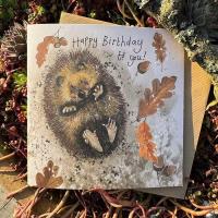 Karnet Urodziny Jeżyk na plecach. Wydawca: Alex Clark. SmakLiter.pl Opakowanie Karnet Urodziny Jeżyk na plecach