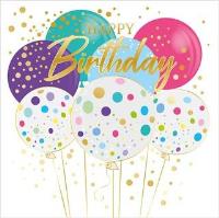Opakowanie Karnet Urodziny - Pastel B-Day Balloon