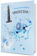 Opakowanie Karnet Urodziny Roczek