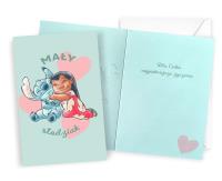 Karnet Urodziny Stitch. Wydawca: Kukartka. SmakLiter.pl Opakowanie Karnet Urodziny Stitch