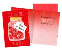 Opakowanie Karnet Walentynki