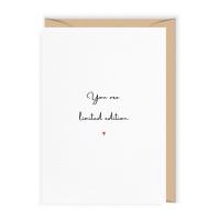 Opakowanie Karnet walentynkowy Limited Edition