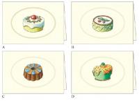 Opakowanie Karnet z kopertą AGR 063 Ciastka 11,5x17cm ROSSI