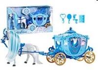 Karoca z lalką i chodzącym koniem. Wydawca: ADAR. SmakLiter.pl Opakowanie Karoca z lalką i chodzącym koniem