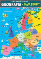 Karta edukacyjna Geografia Mapa Europy. Wydawca: Henry. SmakLiter.pl Opakowanie Karta edukacyjna Geografia Mapa Europy