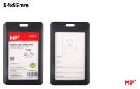 Opakowanie Karta identyfikacyjna pionowa czarna (12szt)