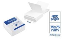 Karteczki 75x75mm białe 400szt. Wydawca: BeBasic. SmakLiter.pl Opakowanie Karteczki 75x75mm białe 400szt