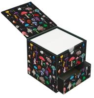 Opakowanie Karteczki biurowe box z szufladą Grzyby Anna Stead