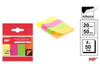 Karteczki samoprzylepne 20x50mm 4x50szt. Wydawca: MP Main Paper. SmakLiter.pl Opakowanie Karteczki samoprzylepne 20x50mm 4x50szt