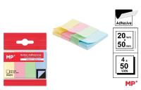 Karteczki samoprzylepne 20x50mm 4x50szt. Wydawca: MP Main Paper. SmakLiter.pl Opakowanie Karteczki samoprzylepne 20x50mm 4x50szt