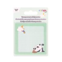 Karteczki samoprzylepne 73x73mm 50K turkusowe. Wydawca: Strigo. SmakLiter.pl Opakowanie Karteczki samoprzylepne 73x73mm 50K turkusowe