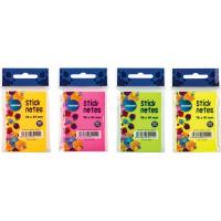 Karteczki samoprzylepne 80K 51x76mm mix. Wydawca: Centrum. SmakLiter.pl Opakowanie Karteczki samoprzylepne 80K 51x76mm mix