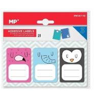 Opakowanie Karteczki samoprzylepne imienne zwierzątka 3x25szt