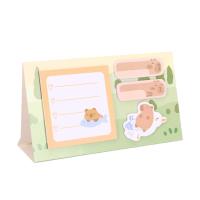 Karteczki samoprzylepne Kapibara z rybką. Wydawca: Strigo. SmakLiter.pl Opakowanie Karteczki samoprzylepne Kapibara z rybką