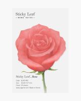 Opakowanie Karteczki samoprzylepne Róża czerwona S