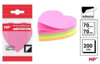 Opakowanie Karteczki samoprzylepne Serduszko 70x70mm 200szt