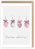 Opakowanie Kartka okolicznościowa Cztery pisanki, eko K094