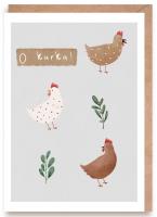 Opakowanie Kartka okolicznościowa O Kurka!, eko koperta K163