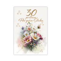 Kartka okolicznościowa Rocznica ślubu 30. Wydawca: Trend. SmakLiter.pl Opakowanie Kartka okolicznościowa Rocznica ślubu 30
