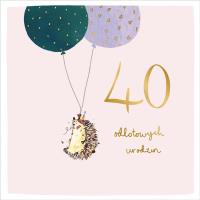 Opakowanie Kartka okolicznościowa Urodziny 40