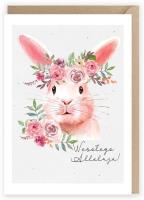 Opakowanie Kartka okolicznościowa Zając, eko koperta K096