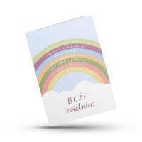 Opakowanie Kartka składana - Boże obietnice - tęcza