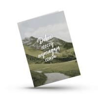 Opakowanie Kartka składana - Dobre rzeczy wymagają czasu