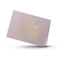 Opakowanie Kartka składana - Dziękuję Bogu za Ciebie