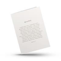 Opakowanie Kartka składana - Hymn o milości - serduszko