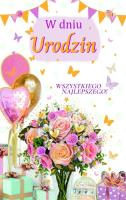 Opakowanie Kartka urodzinowa