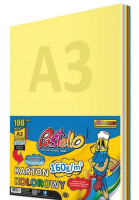 Karton kolorowy A3 160g 10 kolorów 100 arkuszy. Wydawca: Alfa Pastello. SmakLiter.pl Opakowanie Karton kolorowy A3 160g 10 kolorów 100 arkuszy