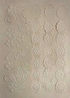 Opakowanie Karton sztancowane ornamenty bordiury i kwiaty