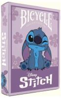 Opakowanie Karty do gry Bicycle Disney Stitch Purple