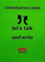 Okładka książki Karty Konwersacyjne. Let's talk and write
