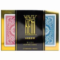 Opakowanie Karty Poker zestaw czerwono-niebieskie