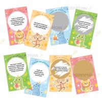 Opakowanie Karty zdrapki. Zadania urodzinowe - zwierzaki