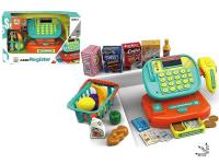 Kasa sklepowa na baterie z akcesoriami światło.... Wydawca: ADAR. SmakLiter.pl Opakowanie Kasa sklepowa na baterie z akcesoriami światło...