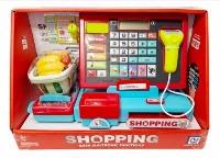 Kasa sklepowa z koszykiem i akcesoriami. Wydawca: SWEDE. SmakLiter.pl Opakowanie Kasa sklepowa z koszykiem i akcesoriami