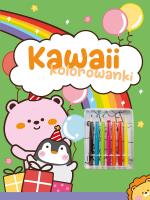 Okładka książki Kawaii kolorowanki. Zielona
