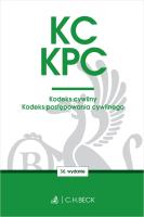 KC. KPC. Kodeks cywilny. Kodeks postępowania cywilnego. Edycja Sędziowska. Autor: Opracowanie zbiorowe. SmakLiter.pl Okładka książki KC. KPC. Kodeks cywilny. Kodeks postępowania cywilnego. Edycja Sędziowska