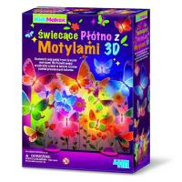 KidzMaker Świecące Płótno z Motylami 3D. Wydawca: 4M Industrial Development Ltd.. SmakLiter.pl Opakowanie KidzMaker Świecące Płótno z Motylami 3D