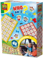 Kim jestem? naklejki na szybę. Wydawca: SES. SmakLiter.pl Opakowanie Kim jestem? naklejki na szybę