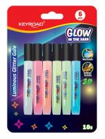 Klej brokatowy KEYROAD Luminious fluorescencyjny 6 kolorów blister. Wydawca: Keyroad. SmakLiter.pl Opakowanie Klej brokatowy KEYROAD Luminious fluorescencyjny 6 kolorów blister