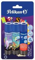 Opakowanie Klej w sztyfcie Pelifix Ocean 10g 3szt. PELIKAN