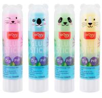 Klej w sztyfcie PVA 15g Zwierzątka (24szt) EASY. Wydawca: Easy Stationery. SmakLiter.pl Opakowanie Klej w sztyfcie PVA 15g Zwierzątka (24szt) EASY