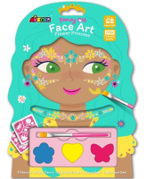 Klejnoty i farby do twarzy Kwiaty. Wydawca: AVENIR. SmakLiter.pl Opakowanie Klejnoty i farby do twarzy Kwiaty